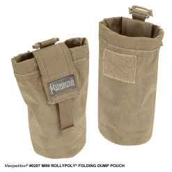 Mini Rollypoly Folding Dump Pouch (Buy 1 Get 1 Free. Mix And Match In Multiples Of 2. All Sales Final.) -Maxpedition 0207K10 detail