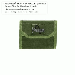 C.M.C. Wallet (Buy 1 Get 1 Free. Mix And Match In Multiples Of 2. All Sales Final.) -Maxpedition 0253G4 detail