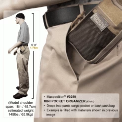 Mini Pocket Organizer (Buy 1 Get 1 Free. Mix And Match In Multiples Of 2. All Sales Final.) 28 Mini Pocket Organizer (Buy 1 Get 1 Free. Mix And Match In Multiples Of 2. All Sales Final.) -Maxpedition 0259 Animation1 detail