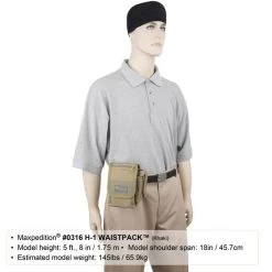 H-1 Waistpack (Buy 1 Get 1 Free. Mix And Match In Multiples Of 2. All Sales Final.) -Maxpedition 0316K11 detail