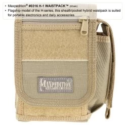 H-1 Waistpack (Buy 1 Get 1 Free. Mix And Match In Multiples Of 2. All Sales Final.) -Maxpedition 0316k1 detail