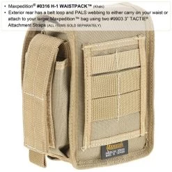 H-1 Waistpack (Buy 1 Get 1 Free. Mix And Match In Multiples Of 2. All Sales Final.) -Maxpedition 0316k3 detail