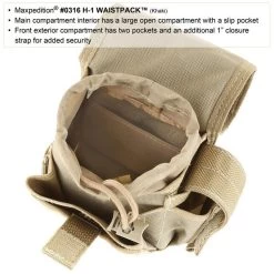 H-1 Waistpack (Buy 1 Get 1 Free. Mix And Match In Multiples Of 2. All Sales Final.) -Maxpedition 0316k5 detail