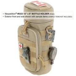 12" X 5" Bottle Holder (Buy 1 Get 1 Free. Mix And Match In Multiples Of 2. All Sales Final.) -Maxpedition 0323k8 detail