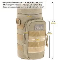 10" X 4" Bottle Holder (Buy 1 Get 1 Free. Mix And Match In Multiples Of 2. All Sales Final.) -Maxpedition 0325k2 detail