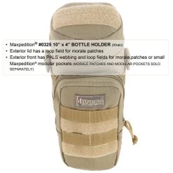 10" X 4" Bottle Holder (Buy 1 Get 1 Free. Mix And Match In Multiples Of 2. All Sales Final.) -Maxpedition 0325k5 detail