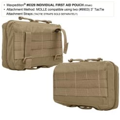 Individual First Aid Pouch (Buy 1 Get 1 Free. Mix And Match In Multiples Of 2. All Sales Final.) -Maxpedition 0329K3 detail