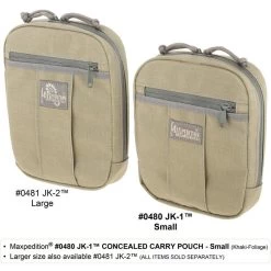 JK-1 Concealed Carry Pouch (Small) (Buy 1 Get 1 Free. Mix And Match In Multiples Of 2. All Sales Final.) -Maxpedition 0480KF10 detail