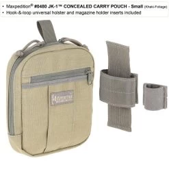 JK-1 Concealed Carry Pouch (Small) (Buy 1 Get 1 Free. Mix And Match In Multiples Of 2. All Sales Final.) -Maxpedition 0480kf5 detail