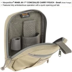 JK-1 Concealed Carry Pouch (Small) (Buy 1 Get 1 Free. Mix And Match In Multiples Of 2. All Sales Final.) -Maxpedition 0480kf6 detail