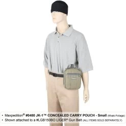 JK-1 Concealed Carry Pouch (Small) (Buy 1 Get 1 Free. Mix And Match In Multiples Of 2. All Sales Final.) -Maxpedition 0480kf9 detail