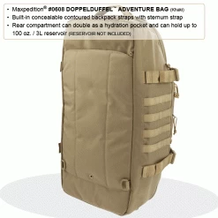 Doppelduffel Adventure Bag 57L (Buy 1 Get 1 Free. Mix And Match In Multiples Of 2. All Sales Final.) -Maxpedition 0608k4 detail