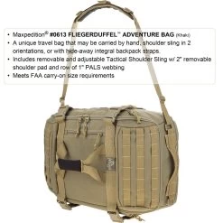 Fliegerduffel Adventure Bag 42L (Buy 1 Get 1 Free. Mix And Match In Multiples Of 2. All Sales Final.) -Maxpedition 0613K2 detail