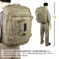 Fliegerduffel Adventure Bag 42L (Buy 1 Get 1 Free. Mix And Match In Multiples Of 2. All Sales Final.) -Maxpedition 0613K7 detail