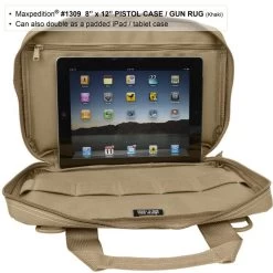 8" X 12" Padded Pistol Case/Gun Rug (Buy 1 Get 1 Free. Mix And Match In Multiples Of 2. All Sales Final.) -Maxpedition 1309K8 detail