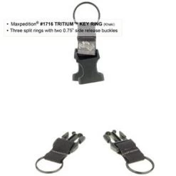 Tritium Key Ring (Buy 1 Get 1 Free. Mix And Match In Multiples Of 2. All Sales Final.) -Maxpedition 1716B4 general