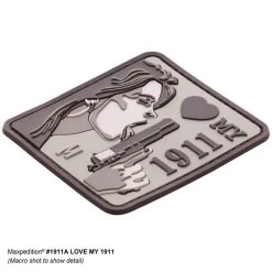 Love My 1911 Morale Patch 10 Love My 1911 Morale Patch -Maxpedition 1911A 4 detail