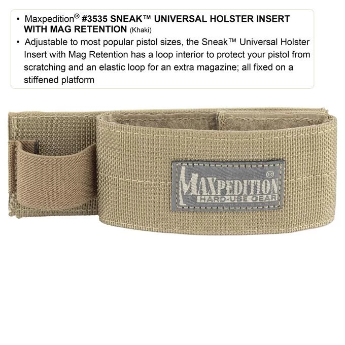 Sneak Universal Holster Insert With Mag Retention (Buy 1 Get 1 Free. Mix And Match In Multiples Of 2. All Sales Final.) 7 Sneak Universal Holster Insert With Mag Retention (Buy 1 Get 1 Free. Mix And Match In Multiples Of 2. All Sales Final.) - Image 5