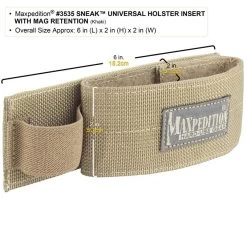 Sneak Universal Holster Insert With Mag Retention (Buy 1 Get 1 Free. Mix And Match In Multiples Of 2. All Sales Final.) 17 Sneak Universal Holster Insert With Mag Retention (Buy 1 Get 1 Free. Mix And Match In Multiples Of 2. All Sales Final.) -Maxpedition 3535K2 detail