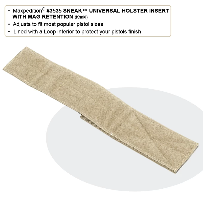 Sneak Universal Holster Insert With Mag Retention (Buy 1 Get 1 Free. Mix And Match In Multiples Of 2. All Sales Final.) 9 Sneak Universal Holster Insert With Mag Retention (Buy 1 Get 1 Free. Mix And Match In Multiples Of 2. All Sales Final.) - Image 7