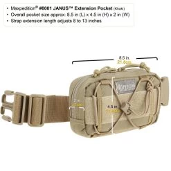 Janus Extension Pocket (Buy 1 Get 1 Free. Mix And Match In Multiples Of 2. All Sales Final.) -Maxpedition 8001k2 detail