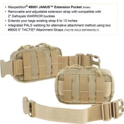 Janus Extension Pocket (Buy 1 Get 1 Free. Mix And Match In Multiples Of 2. All Sales Final.) -Maxpedition 8001k3 detail