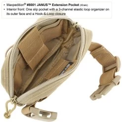 Janus Extension Pocket (Buy 1 Get 1 Free. Mix And Match In Multiples Of 2. All Sales Final.) -Maxpedition 8001k4 detail