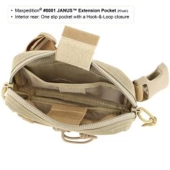 Janus Extension Pocket (Buy 1 Get 1 Free. Mix And Match In Multiples Of 2. All Sales Final.) -Maxpedition 8001k7 detail
