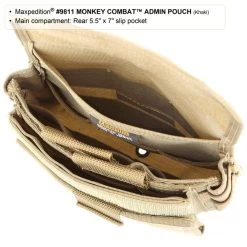 Monkey Combat Admin Pouch (Buy 1 Get 1 Free. Mix And Match In Multiples Of 2. All Sales Final.) -Maxpedition 9811k11 detail