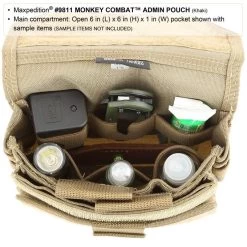 Monkey Combat Admin Pouch (Buy 1 Get 1 Free. Mix And Match In Multiples Of 2. All Sales Final.) -Maxpedition 9811k17 detail
