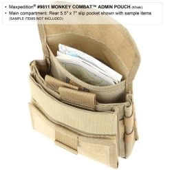 Monkey Combat Admin Pouch (Buy 1 Get 1 Free. Mix And Match In Multiples Of 2. All Sales Final.) -Maxpedition 9811k18 detail