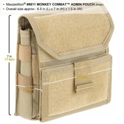 Monkey Combat Admin Pouch (Buy 1 Get 1 Free. Mix And Match In Multiples Of 2. All Sales Final.) -Maxpedition 9811k2 detail