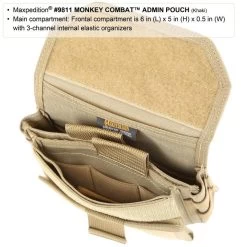 Monkey Combat Admin Pouch (Buy 1 Get 1 Free. Mix And Match In Multiples Of 2. All Sales Final.) -Maxpedition 9811k7 detail