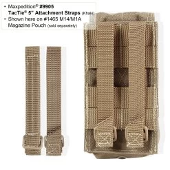 5" TacTie (Pack Of 4) (Buy 1 Get 1 Free. Mix And Match In Multiples Of 2. All Sales Final.) -Maxpedition 9905K 2 detail
