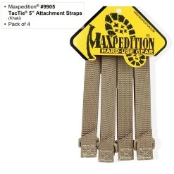 5" TacTie (Pack Of 4) (Buy 1 Get 1 Free. Mix And Match In Multiples Of 2. All Sales Final.) -Maxpedition 9905K 3 detail