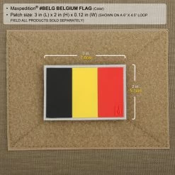 Belgium Flag Morale Patch -Maxpedition BELGC2 detail
