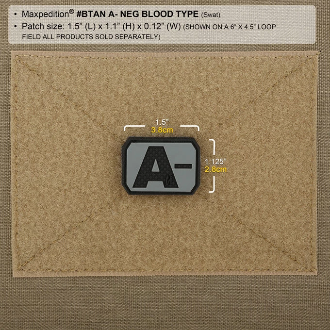 A- Blood Type Morale Patch 6 A- Blood Type Morale Patch - Image 4