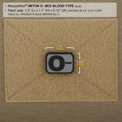 O- Blood Type Morale Patch -Maxpedition BTONS2 detail
