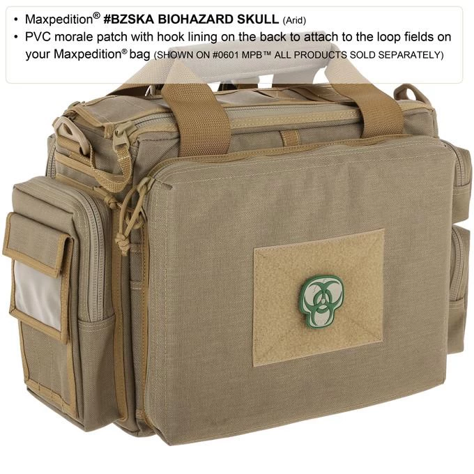 Biohazard Skull Morale Patch 5 Biohazard Skull Morale Patch - Image 3