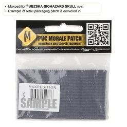 Biohazard Skull Morale Patch 15 Biohazard Skull Morale Patch -Maxpedition BZSKA4 detail