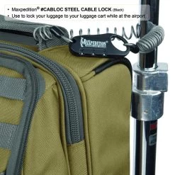 Steel Cable Lock -Maxpedition CABLOCK9 detail