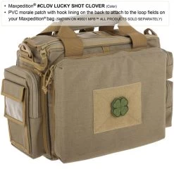 Lucky Shot Clover Morale Patch -Maxpedition CLOVC1 detail
