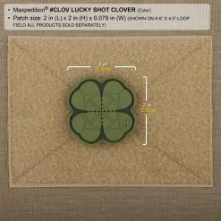 Lucky Shot Clover Morale Patch -Maxpedition CLOVC2 detail