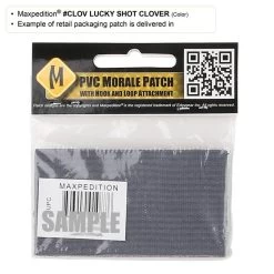 Lucky Shot Clover Morale Patch -Maxpedition CLOVC4 detail