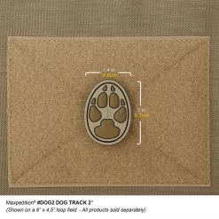Dog Track 2" Morale Patch -Maxpedition DOG2A 2 detail