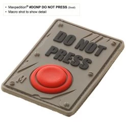 Do Not Press Morale Patch -Maxpedition DONPS3 detail
