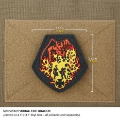 Fire Dragon Morale Patch -Maxpedition DRAGC 2 detail