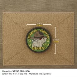 Devil Dog Morale Patch 9 Devil Dog Morale Patch -Maxpedition DVDGA 2 detail