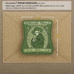 Disregard Morale Patch 16 Disregard Morale Patch -Maxpedition FBGMC2 detail