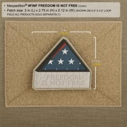 Freedom Is Not Free Morale Patch -Maxpedition FINFA2 detail
